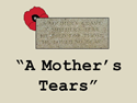 A Mother's Tears
