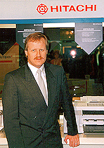 Steve Williams working for Hitachi, 1991 Steve at Hitachi, 1991