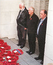 Councillors Sharratt, Williams and Cranshaw at the Menin Gate Councillors Sharratt, Williams and Cranshaw at the Menin Gate