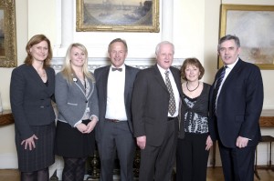 Left to right : Sarah Brown, Stephanie Driver from Lindsay Hoyle’s Parliamentary Office, Raymond Smith, Steve Williams, Pam Williams and Prime Minister, Gordon Brown. Left to right : Sarah Brown, Stephanie Driver from Lindsay Hoyle’s Parliamentary Office, Raymond Smith, Steve Williams, Pam Williams and Prime Minister, Gordon Brown.